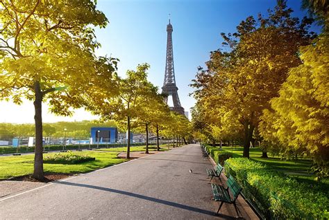 Un Día En París Paisaje Francia Naturaleza árboles Paisajes