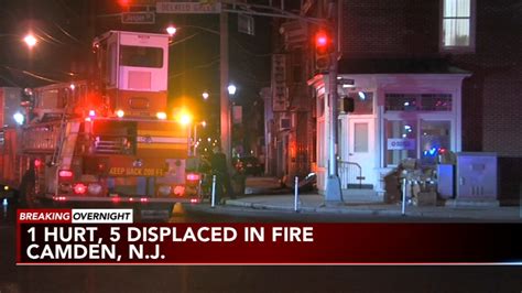 1 Injured 5 Others Displaced Following Camden New Jersey House Fire