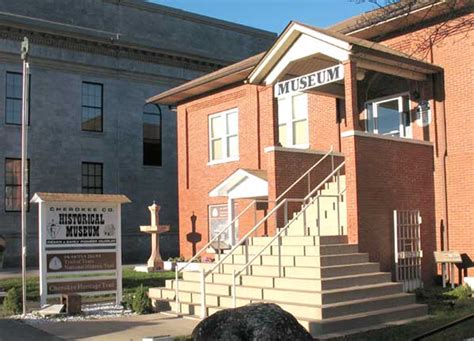 Cherokee County Museum North Carolina Trail Of Tears Association