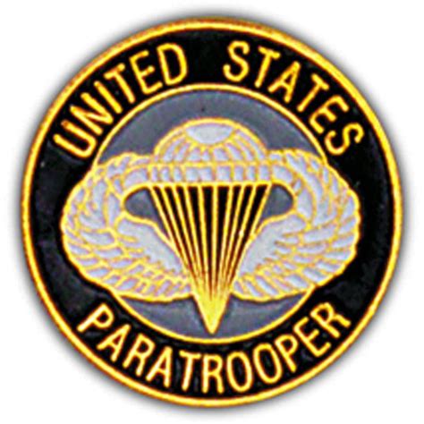 Us Army Paratrooper Logo Pin 1