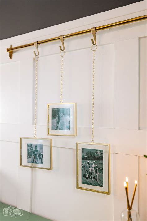 Hanging Art Rail System Hack The Look For Less The Diy Mommy