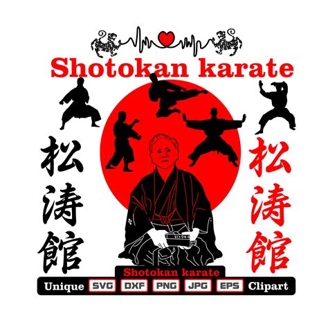 Shotokan Karate Clipart And Cutting Files Files As Etsy Canada