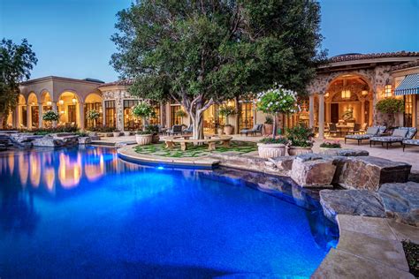 20509 Sf Traditional Tuscan Style Residence Mediterranean Pool