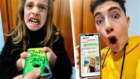 Le robo el móvil a mi hermana para hablar con su novio mala idea YouTube