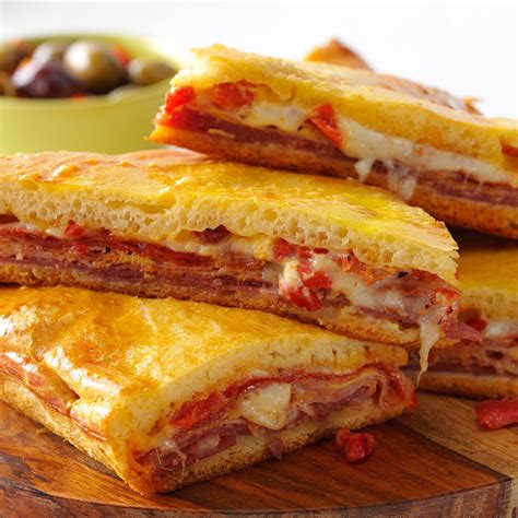 Inspirational appetiser recipes for your party menu with popular ideas including homemade dips, easy slider recipes, sausage roll recipes and easy. Hot Antipasto Sandwiches Recipe | Taste of Home