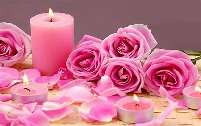 Petals Candle Roses Flowers Wallpapers13