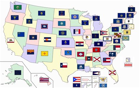 Fileunited States With Territory States And Dc Flags New2png