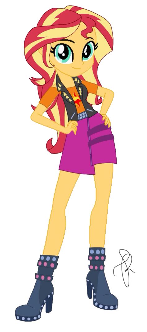 Mlp Eg Sunset Shimmer New Look By Ilaria122 On Deviantart Mlpeqg Nuevo Look