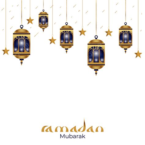 Ramadan Karem Vector Hd Images Islamic Lanterns Hanging Transparent