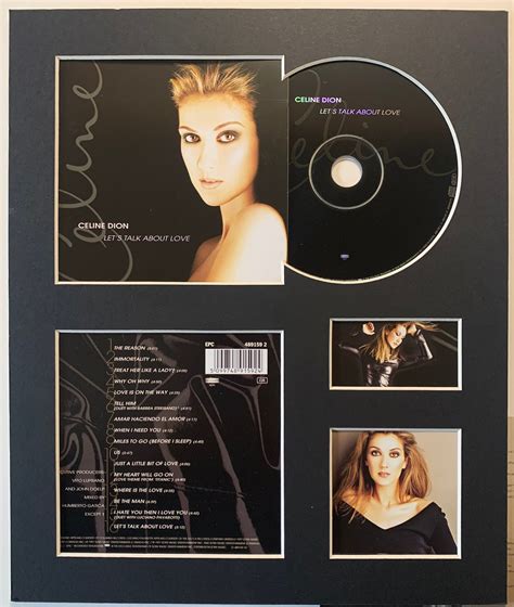 Celine Dion Lets Talk About Love Album Display With Etsy Uk