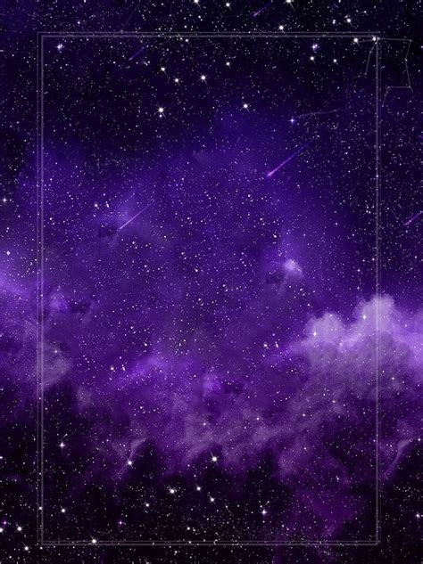 Original Beautiful Purple Star Dreamy Star River Background Purple