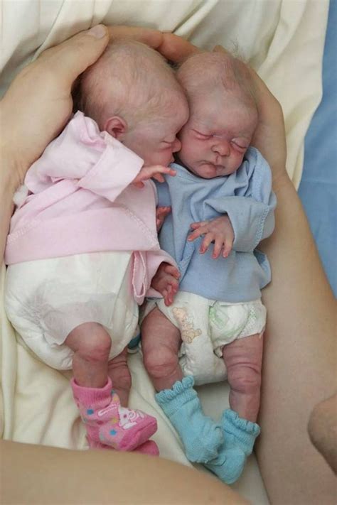 Inspiration Thursday Micro Preemie Twins Bean Sprout Eagles Reborn Sweet Dolls By