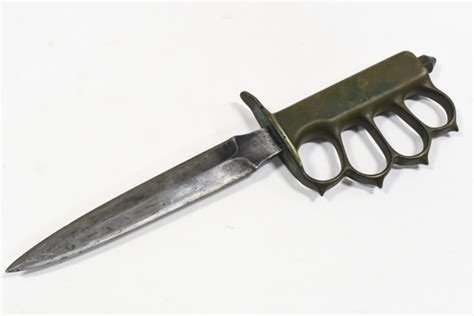 Sold Price Wwi Us Model 1918 Trench Knuckle Knife Invalid Date Cst
