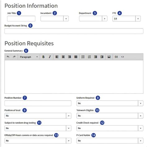Job Classification Request Instructions
