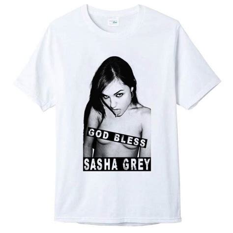 Sasha Grey God Bless T Shirt Teenidi Store