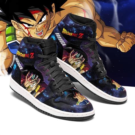 Collection dbz clothing apparel & accessories high quality. Bardock Galaxy Dragon Ball Z Sneakers Anime Air Jordan Shoes