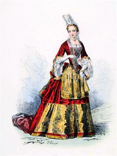 French Baroque Costume 17th Century French Ancien Régime Fashion Costume Court Of Louis Xiv
