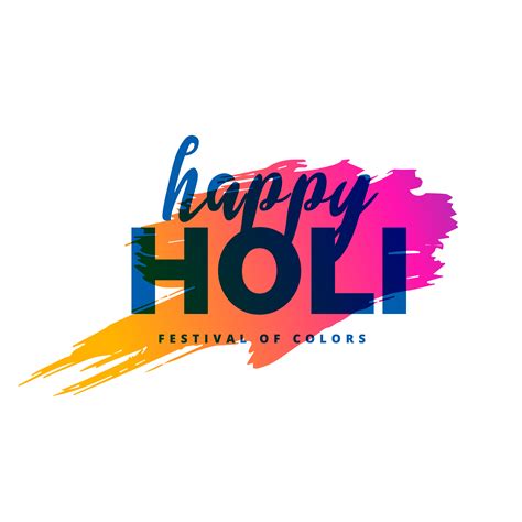 Happy Holi Background With Color Splash Download Free Vector Art