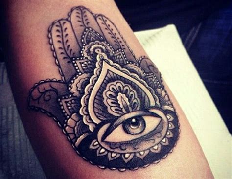 Hamsa Hand And Evil Eye Tattoo T A T T O O S Pinterest
