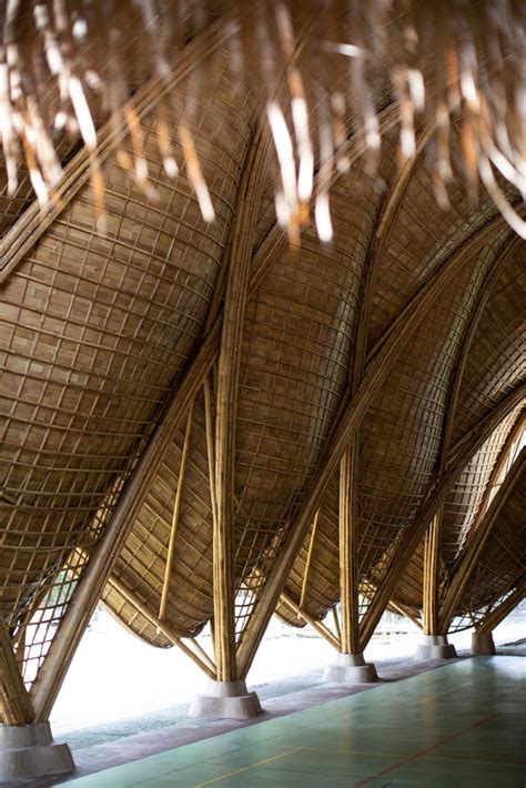 The Intricate Double Curved Roof Of This School In Bali Is Made