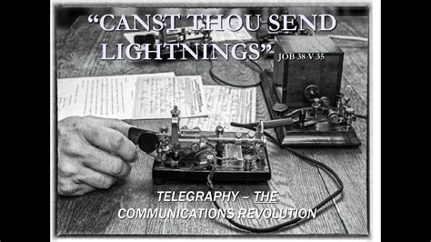 History Of Telegraphy And The Telecommunications Youtube