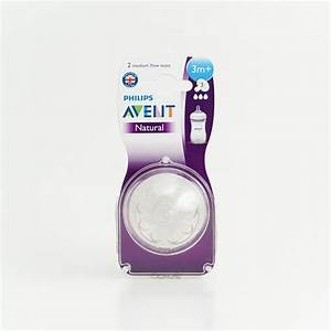 Philips Avent Teats Natural Medium Flow 3m Glomark Lk