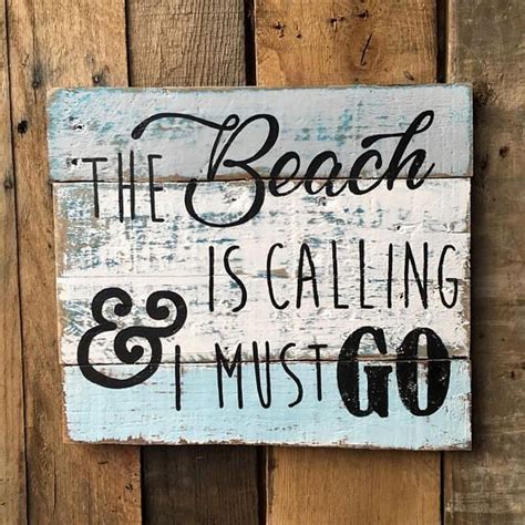 50 Enchanting Beach Themed Wooden Signs Ideas To Update Your Space