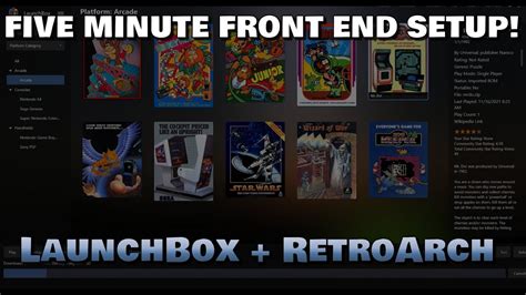 Retroarch Launchbox Integration 5 Minute Front End Emulation Setup