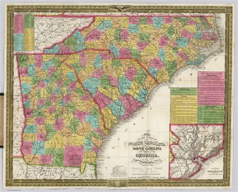 Map Of Georgia And South Carolina Border The World Map