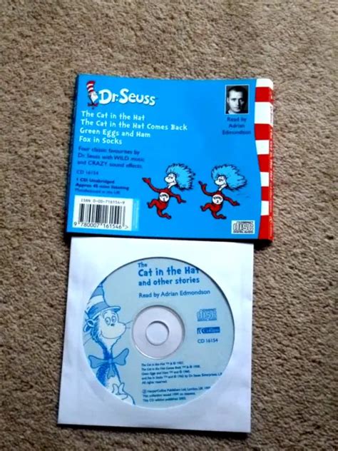 Dr Seuss The Cat In The Hat And Other Stories Audio Book 1 Cd In