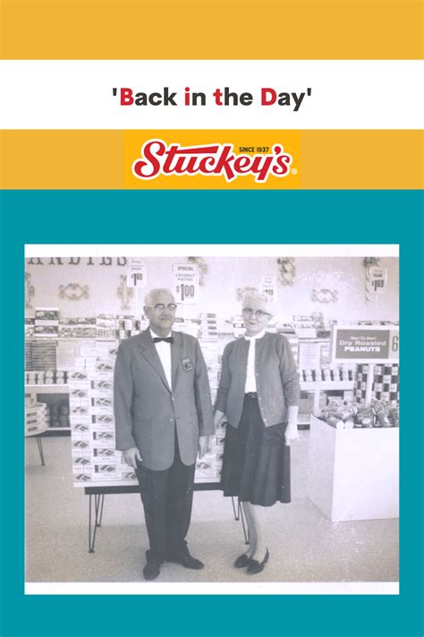 A Couple Of Stuckeys Franchisees Vintage Photo In 2021 Retro