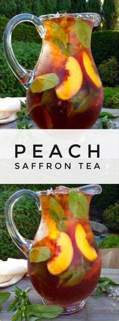 Healthy Skin Peach And Saffron Iced Tea Recipe Ciaoflorentina