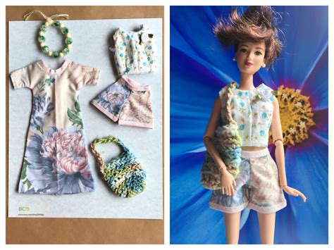 Handmade Barbie Outfit With Accessories Barbie Clothes Barbie Doll Clothes Barbie Doll