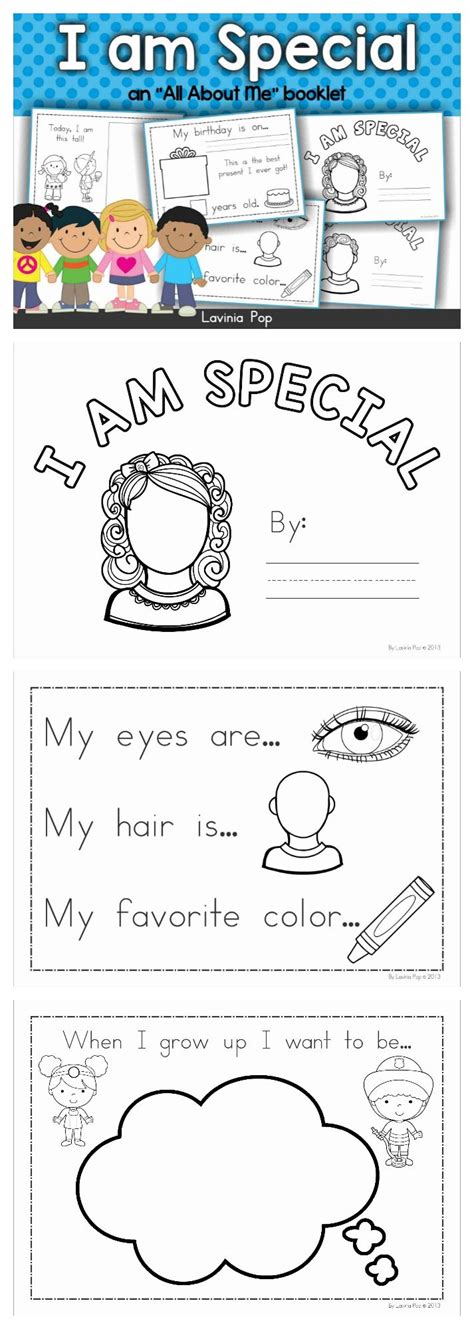 Free All About Me Booklet For Preschool And Kindergarten All About Me