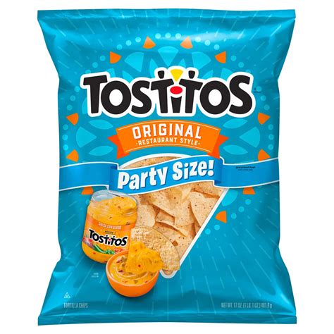 tostitos original restaurant style tortilla chips party size shop chips at h e b