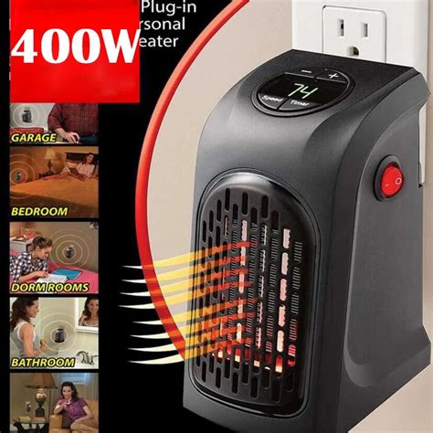 110 220v Electric Heater Mini Fan Heater Desktop Household Wall Handy