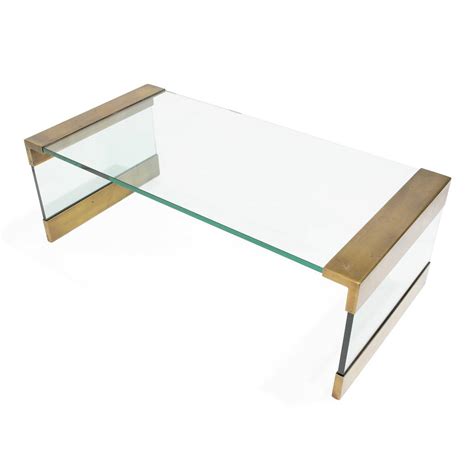 Bronze And Glass Coffee Table