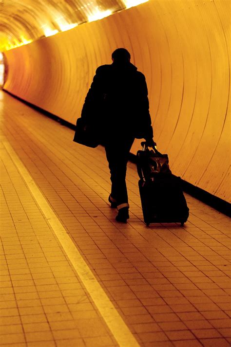 Traveler Man In A Tunnel Beautiful Wallpapers Backgrounds Travel