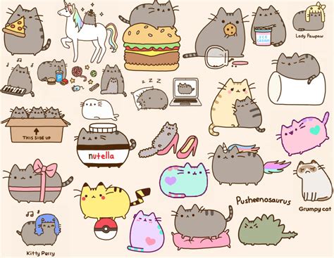 Cute Pusheen Cat Wallpapers Top Free Cute Pusheen Cat Backgrounds