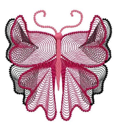 Butterfly Machine Embroidery Design By Letzrock 3124 Etsy Australia