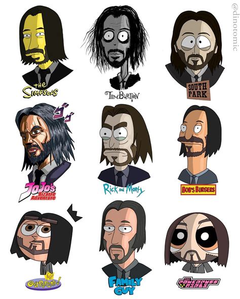 This Artist Drew Celebrities As Characters In Different Cartoons 17