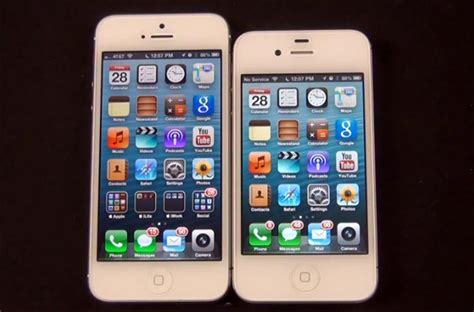 Iphone 4s Vs Iphone 5 Side By Side Comparison Video