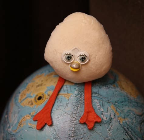 Long Furby Custom Furby Oddbody Egg Handmade Art Plush Puppet Etsy