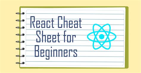 The Ultimate React Cheat Sheet Reactjs Cheat Sheet Mobile Legends Images
