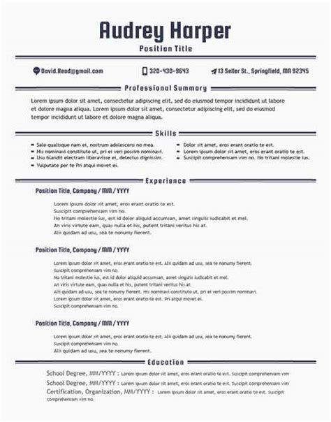 It is super easy to use and already printable. Download 60 Absolutely Free Resume Creator Sample | Free Template Example