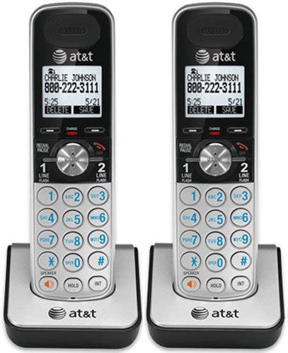 Atandt Tl88102 Dect 60 1 Handset 2 Line Landline Telephone Bundle With 3
