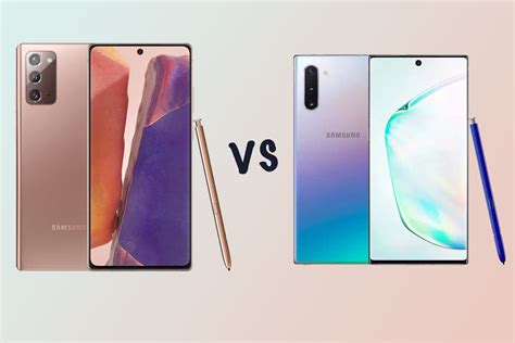 Samsung Galaxy Note 20 Vs Note 10 Differences Compared