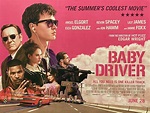 Original Baby Driver Movie Poster - Edgar Wright - Ansel Elgort - Action