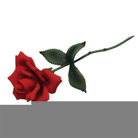 Long Stem Red Rose Clipart Free Images At Vector Clip Art