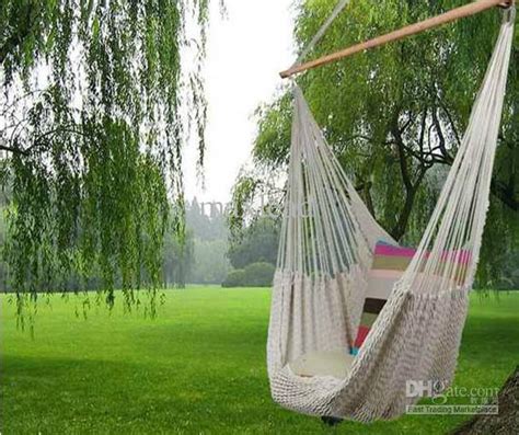 2021 New Hanging Cotton Rope Swing Hammock Chair 150kgs